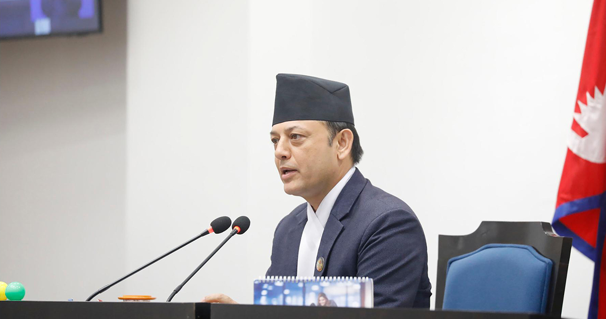विपद् जोखिम न्यूनीकरण प्रभावकारी बनाउन सभामुख अर्यालद्वारा सरकारलाई रुलिङ