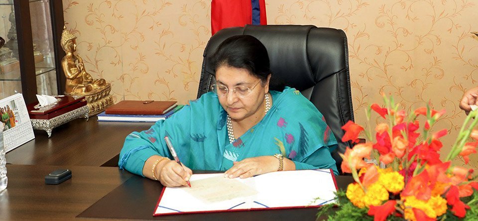 राष्ट्रपतिबाट दसैँले उत्साह, उमङ्ग र सकारात्मक ऊर्जा थप्ने विश्वास