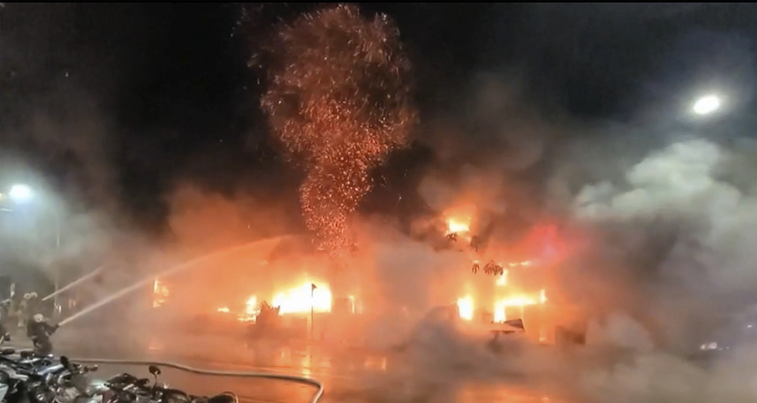 ताइवानको १३ तले भवनमा आगलागी, ४६ को मृत्यु, दर्जनौं घाइते